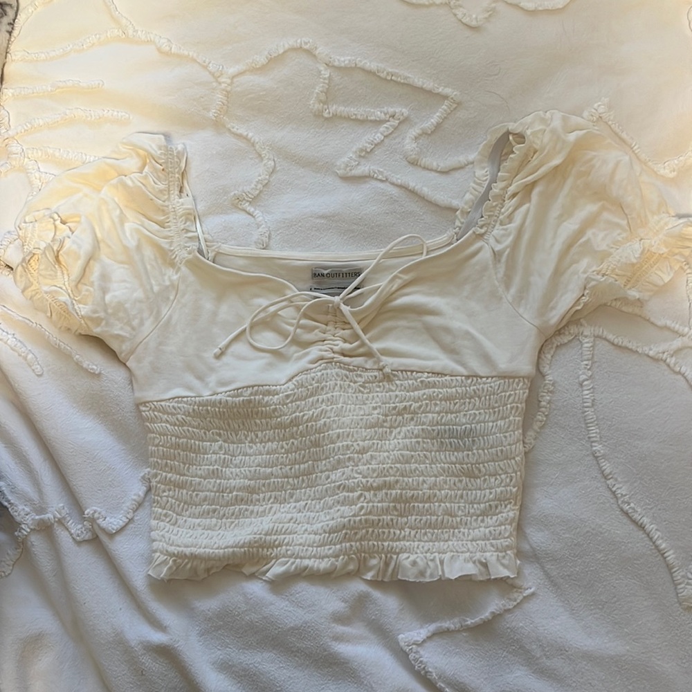 urban outfitters puff sleeve top